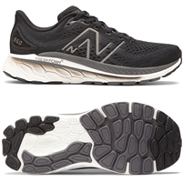 New Balance Fresh Foam 860v13 Men's Road Running Shoe. (Black with White and Magnet)