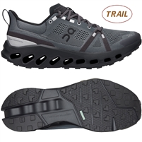 On Cloudsurfer Men's Trail Running Shoe. (Eclipse/Black)