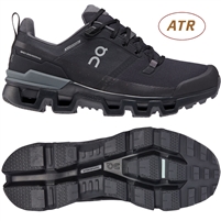 On Cloudwander Waterproof Women's ATR Hiking Shoe. (Black/Eclipse)