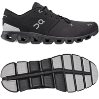 On Cloud X 3.0 Men's Road Running Shoes. (Black)