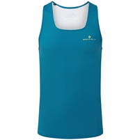 Ron Hill Men's Tech Revive Racer Vest. (Prussian Blue/Bright White)