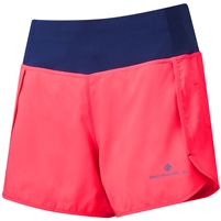 Ron Hill Women's Tech Revive Short. (Hot Pink/Azure)