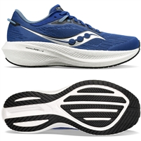 Saucony Triumph 21 Men's Road Running Shoe. (Indigo/Black)