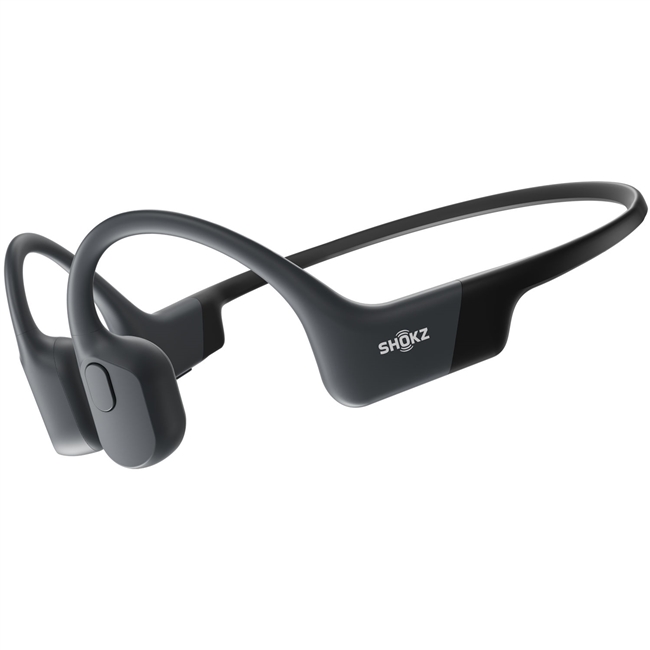Shokz OpenRun Open-Ear Wireless Bone Conduction Headphones. (Black)