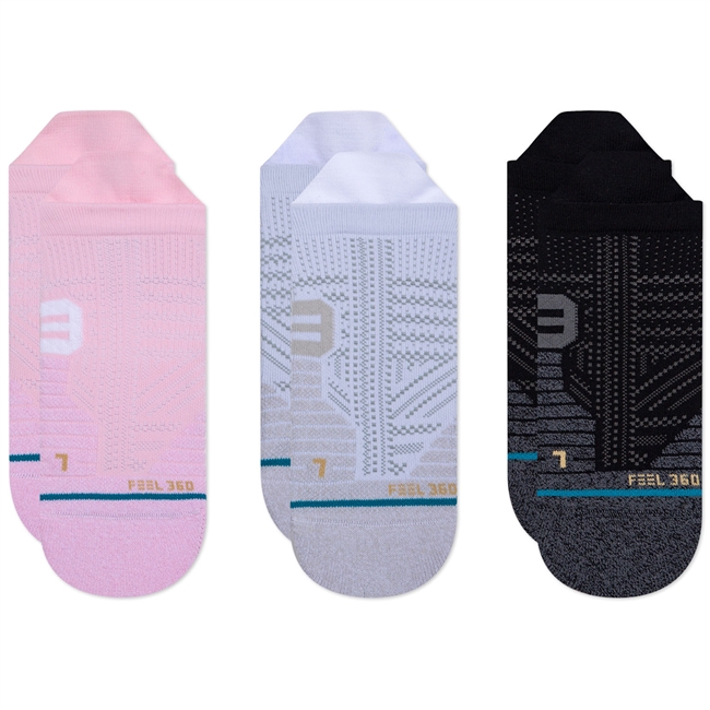 Stance Mesh Tab Running Socks - 3 Pack. (Multi)