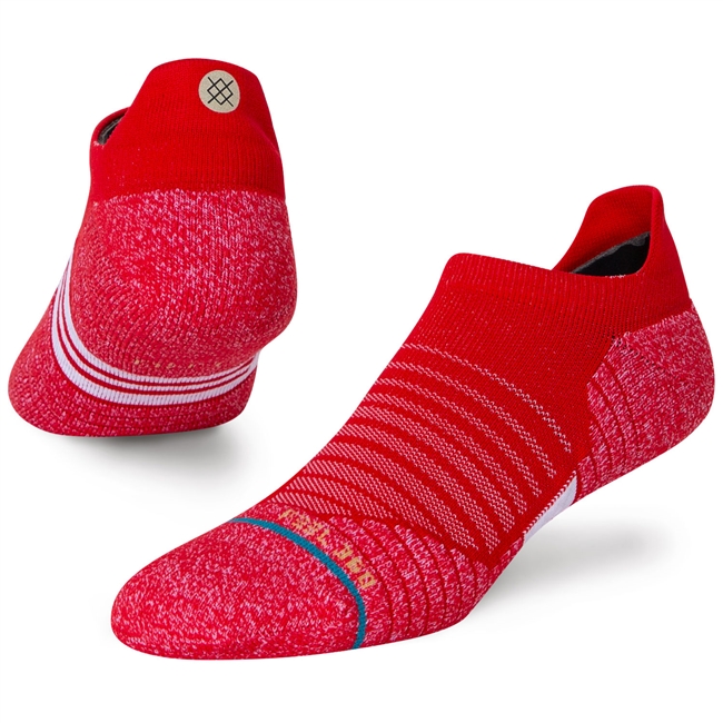 Stance Versa Tab Running Socks. (Red)