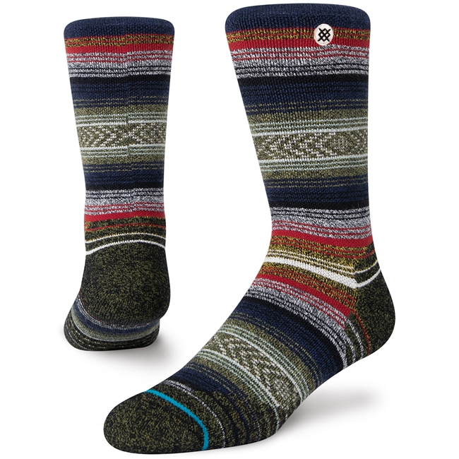 Stance Windy Peak Crew Hiking Sock. (Black)