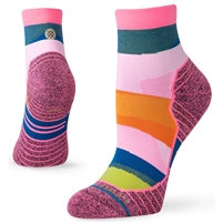 Stance Mix It Up Quarter Running Socks. (Pink)