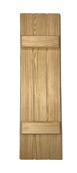 12" Board and Batten Southern Yellow Pine Exterior Shutter (2 pack)