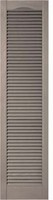 Cathedral Top, Open Louver Custom Vinyl Shutters (2 pack)