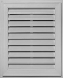 Mid-America 12"w x 18"h Rectangle Vinyl Gable Vent (each)