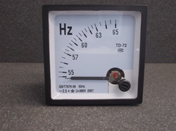 55 to 65 HZ Analog Frequency Meter