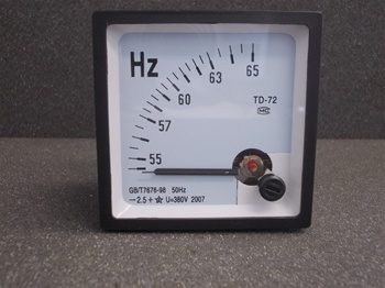 55 to 65 HZ Analog Frequency Meter