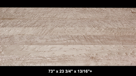 Birdseye Hard Maple Table Top - 73" x 23 3/4" x 13/16"+ - $275.00