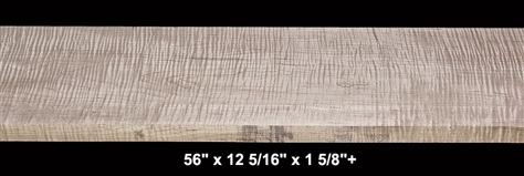 Extra-Wide Curly Maple - 56" x 12 5/16" x 1 5/8"+ - $155.00