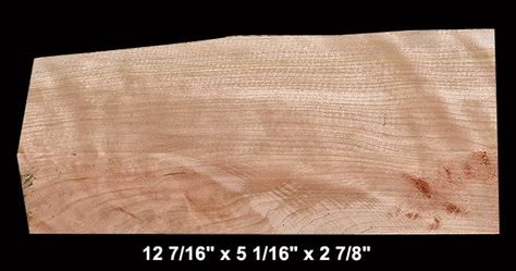 Thick Curly Cherry - 12 7/16" x 5 1/16" x 2 7/8" - $18.00
