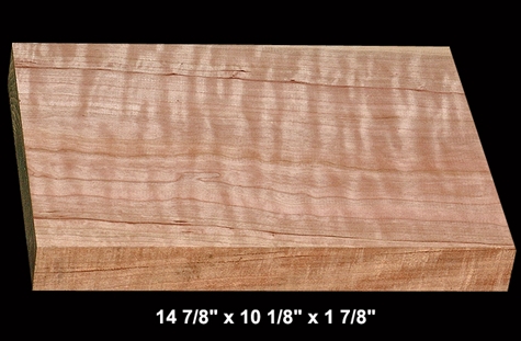 Wide Curly Cherry - 14 7/8" x 10 1/8" x 1 7/8" - $33.00