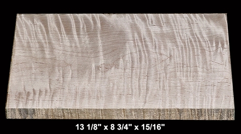 Curly Maple - 13 1/8" x 8 3/4" x 15/16" - $14.00