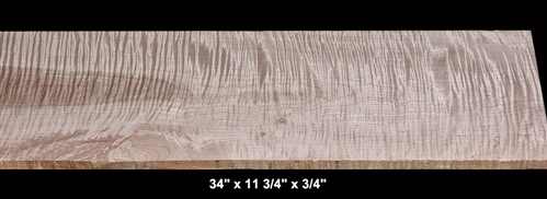 Wide Curly Maple - 34" x 11 3/4" x 3/4" - $45.00