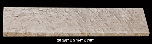 Birdseye Hard Maple - 20 5/8" x 5 1/4" x 7/8" - $14.00