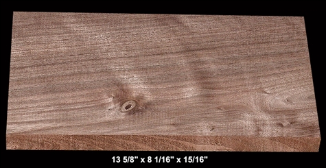 Black Walnut - 13 5/8" x 8 1/16" x 15/16" - $14.00