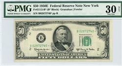 2112-B*, $50 Federal Reserve Note New York, 1950E