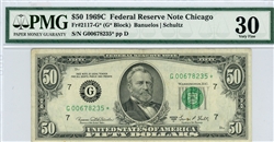 2117-G*, $50 Federal Reserve Note Chicago, 1969C