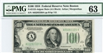 2152-Adgsm Mule, $100 Federal Reserve Note Boston, 1934