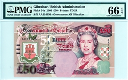 34a, Â£50 Gibraltar, 2006