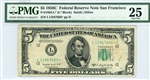 1964-L* (L* Block), $5 Federal Reserve Note San Francisco, 1950C