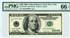 2175-B* (AB* Block)	, $100 Federal Reserve Note New York, 1996