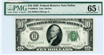 2000-K, $10 Federal Reserve Note Dallas, 1928