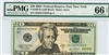 2089-B (EBB Block), $20 Federal Reserve Note New York, 2004