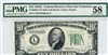 2008-LW Wide (LB Block), $10 Federal Reserve Note San Francisco, 1934C