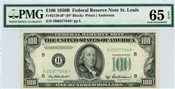 2159-H* (H* Block), $100 Federal Reserve Note St. Louis, 1950B