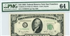 2010-LW Wide (LA Block), $10 Federal Reserve Note San Francisco, 1950