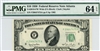 2010-FW Wide (FA Block), $10 Federal Reserve Note Atlanta, 1950