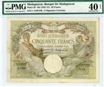 38, 50 Francs Madagascar, 1937-47