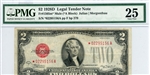 1505m* Mule (*A Block), $2 Legal Tender Note, 1928D
