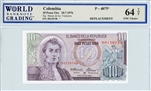 407f*, 10 Pesos Oro Colombia, 20.7.1976