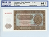 21*, 100 Deutsche Mark Germany-Dem. Republic, 1955