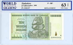 88*, 10 Trillion Dollars Zimbabwe, 2008
