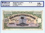 7b, 10 Shillings British West Africa, 1-12-1942