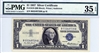 1619 (BB Block), $1 Silver Certificate, 1957