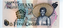 15b*, 5 Cedis, 1978