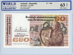 74b, 50 Pounds Ireland, 5-11-1991