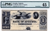 Augusta, Georgia, $1, 1840s-50s