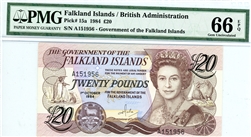 15a, 20 Pounds, Falkland Islands, 1984