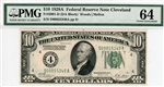 2001-D (DA Block), $10 Federal Reserve Note Cleveland, 1928A