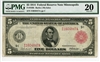 840b, $5 Federal Reserve Note Minneapolis, 1914